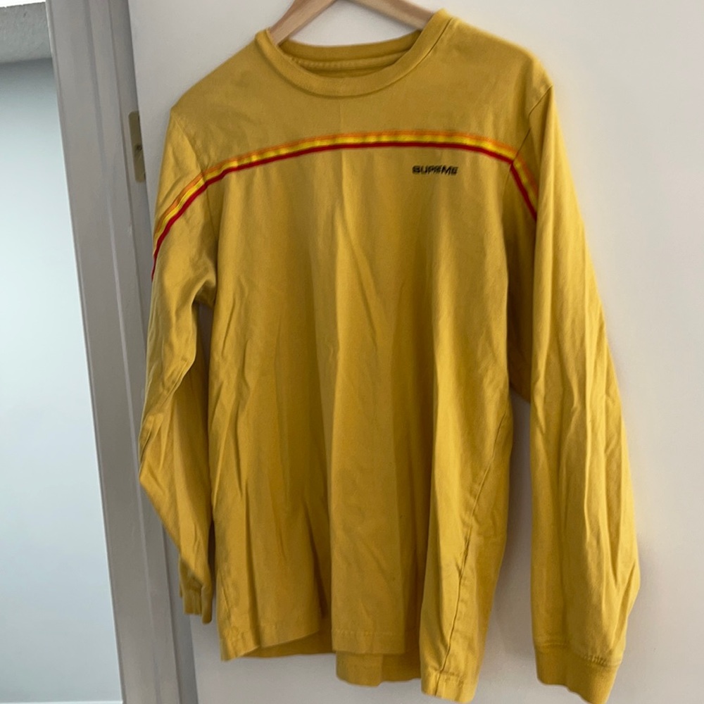 Supreme mustard long sleeve
